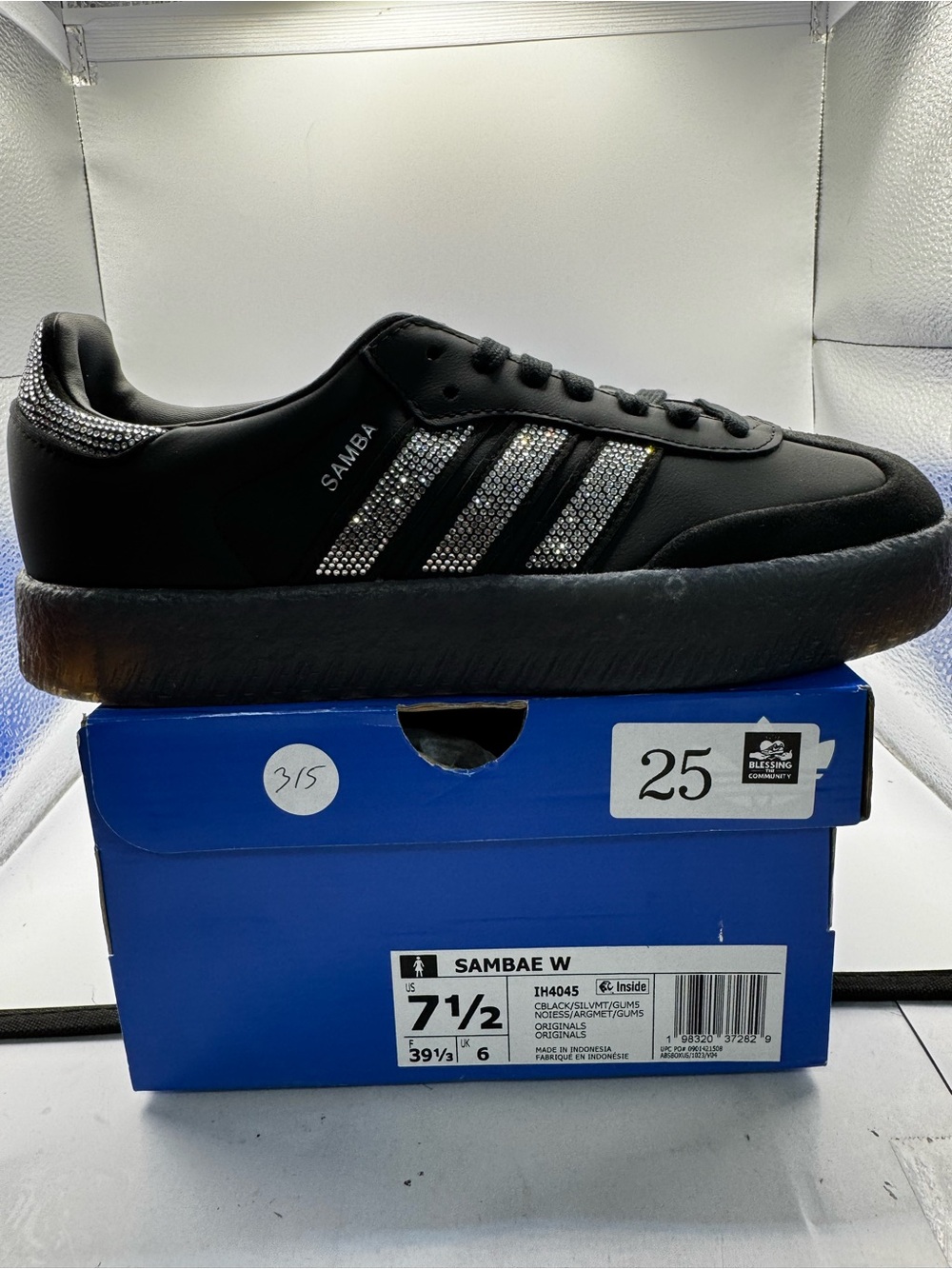 Adidas Samba W Black Women's Casual Sneakers